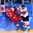 GANGNEUNG, SOUTH KOREA - FEBRUARY 24: Canada's Maxim Lapierre #40 hits Czech Republic's Adam Polasek #61 into the boards during bronze medal round action at the PyeongChang 2018 Olympic Winter Games. (Photo by Matt Zambonin/HHOF-IIHF Images)

